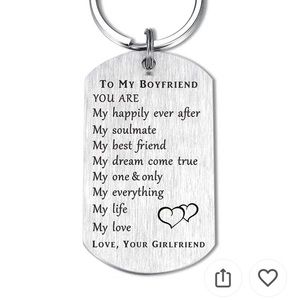 To my boyfriend keychain